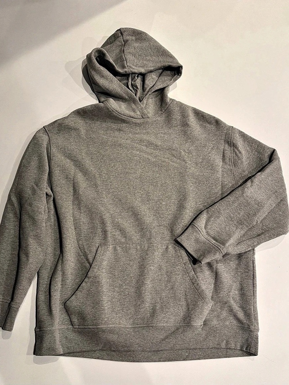 Raey Recycled Cotton-Blend Oversized Hoodie Gray Size 6